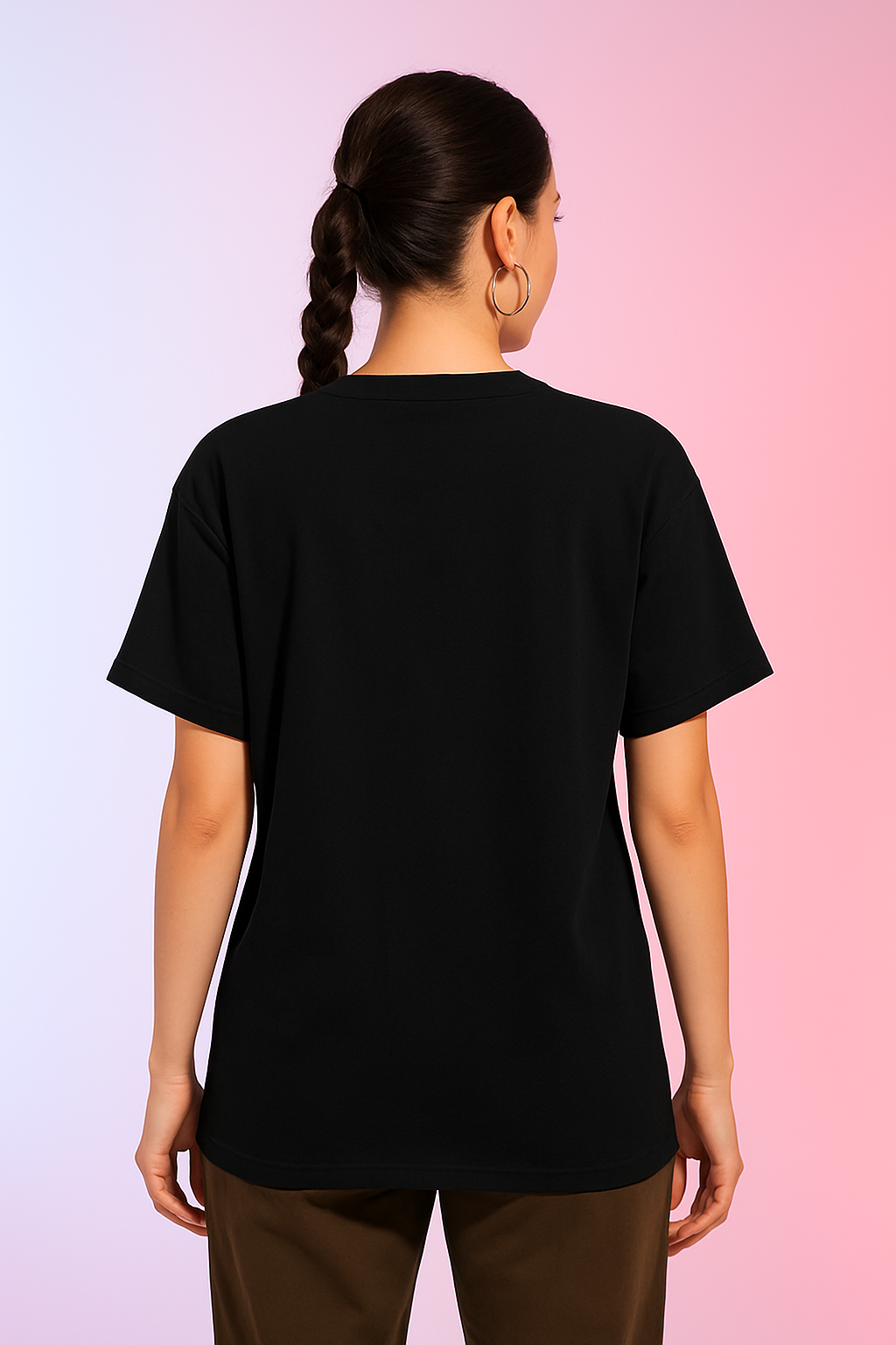 Women's Black T-Shirt "BLESSED TEACHER" printed, Premium 100% Cotton Regular Fit T-Shirt – Pre-Shrunk, Breathable & Built to Last