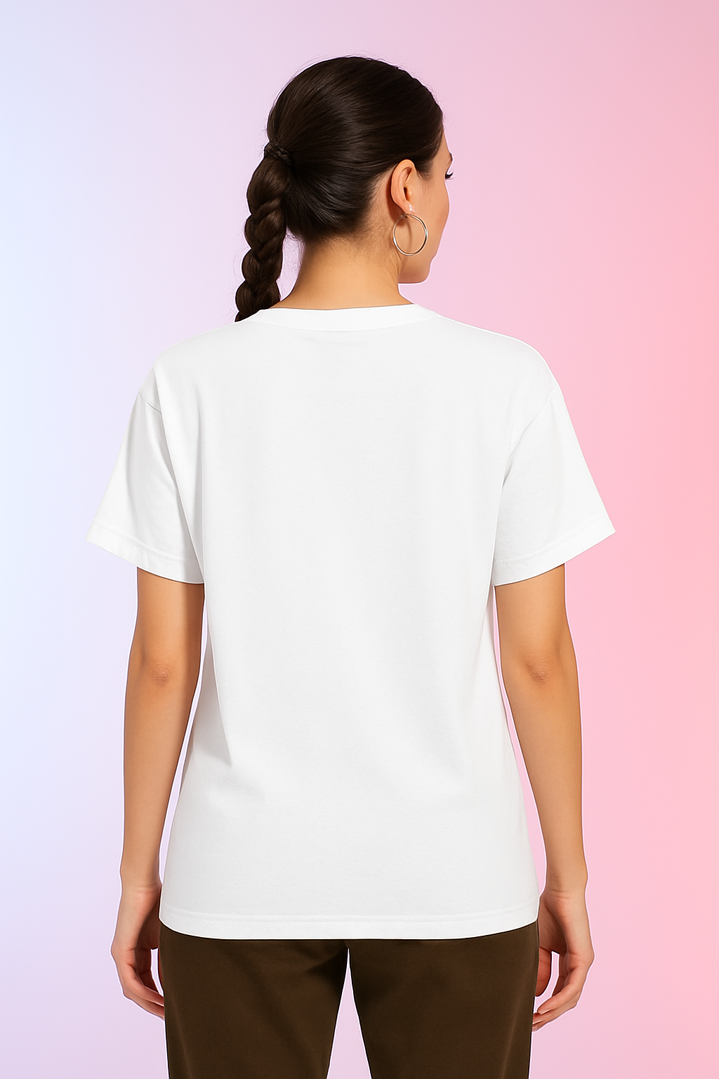 Women's White T-Shirt "BLESSED TEACHER" printed, Premium 100% Cotton Regular Fit T-Shirt – Pre-Shrunk, Breathable & Built to Last